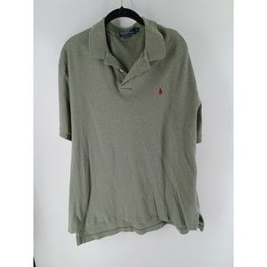 Polo By Ralph Lauren Polo T-Shirt Men's X-Large Green Short Sleeve Golf   Cotton